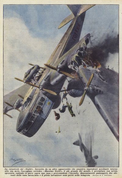 The Gorki Catastrophe by Achille Beltrame